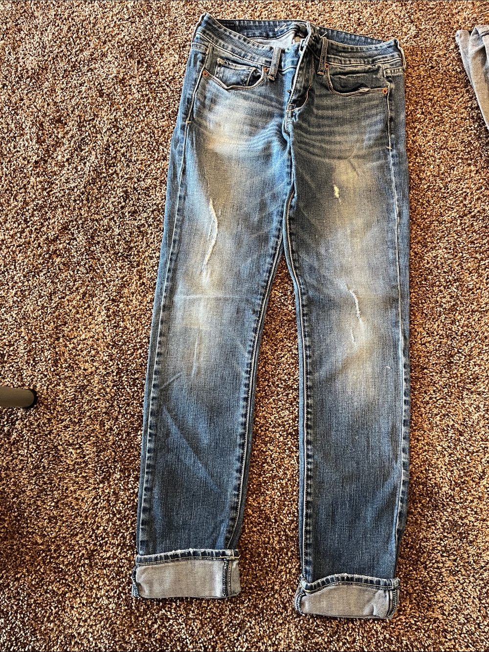 American Eagle Outfitters Women's Skinny Jeans in Blue Wash